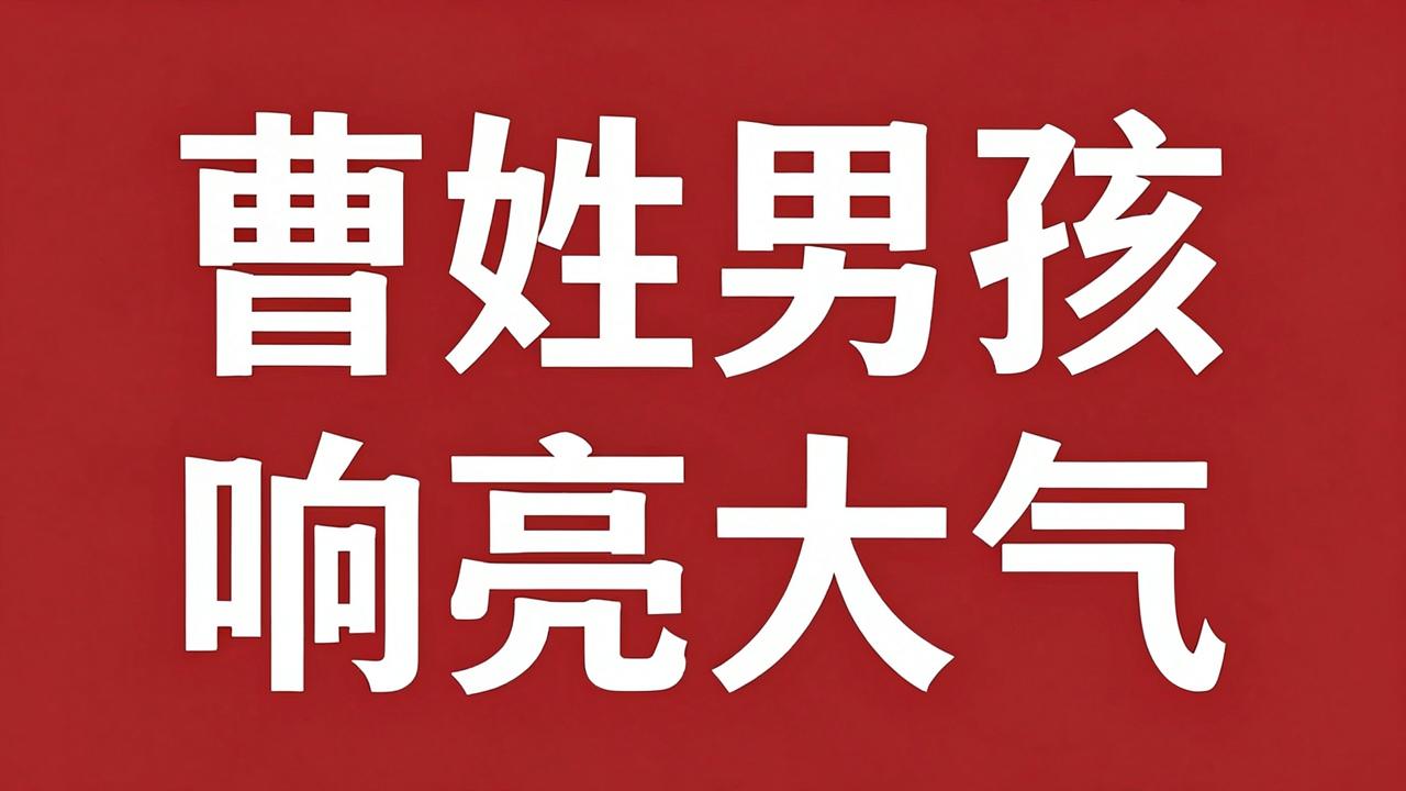 曹姓男孩名字响亮大气 曹姓男孩名字响亮大气