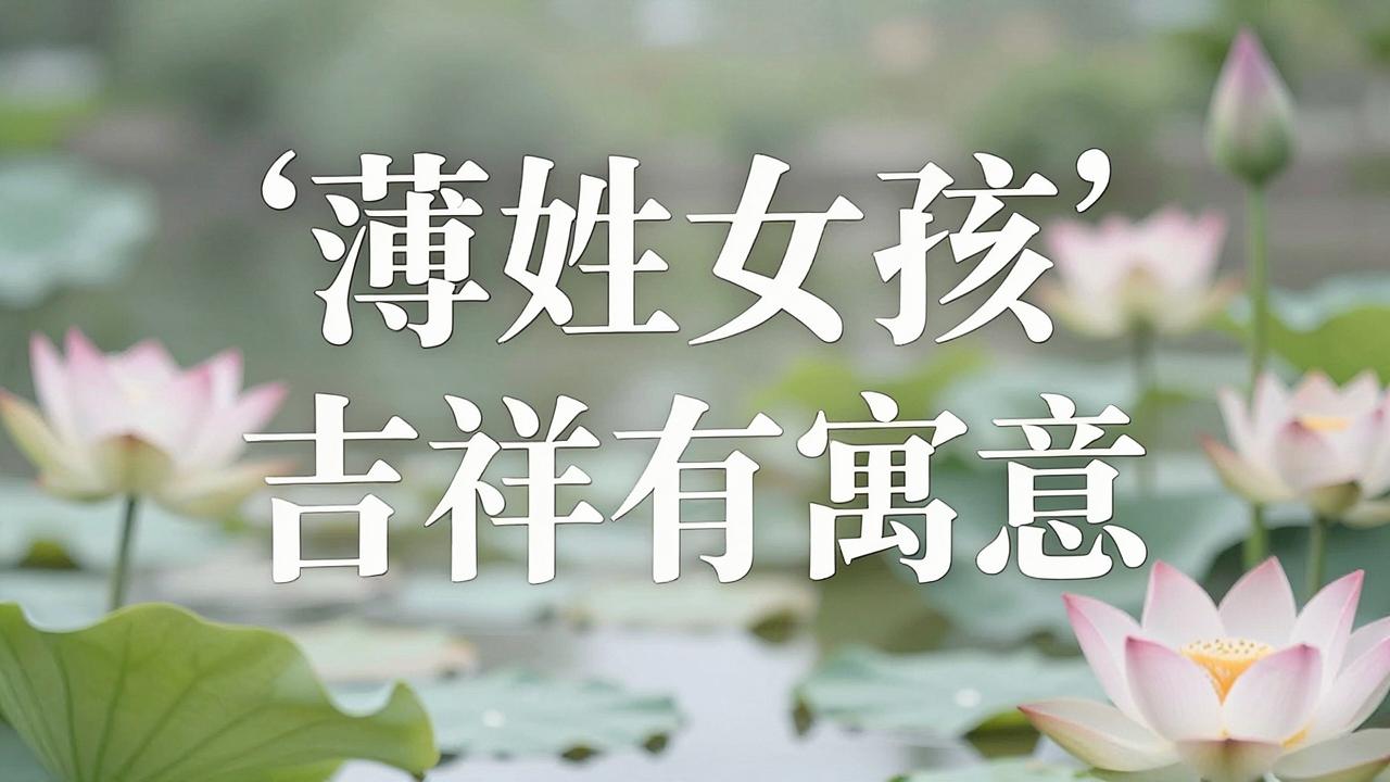 薄姓女孩名字吉祥有寓意 薄姓女孩名字吉祥有寓意