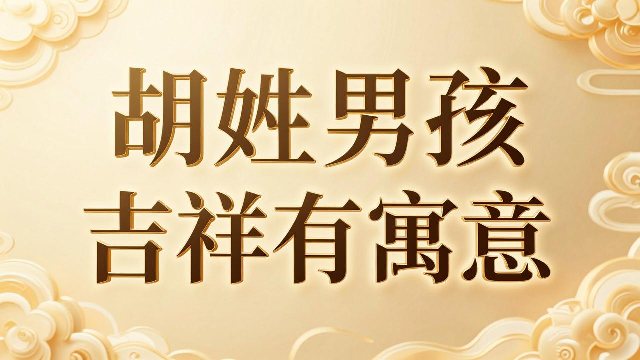 胡姓男孩名字吉祥有寓意 胡姓男孩名字吉祥有寓意