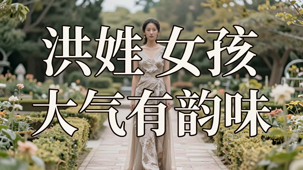 洪姓女孩名字大气有韵味