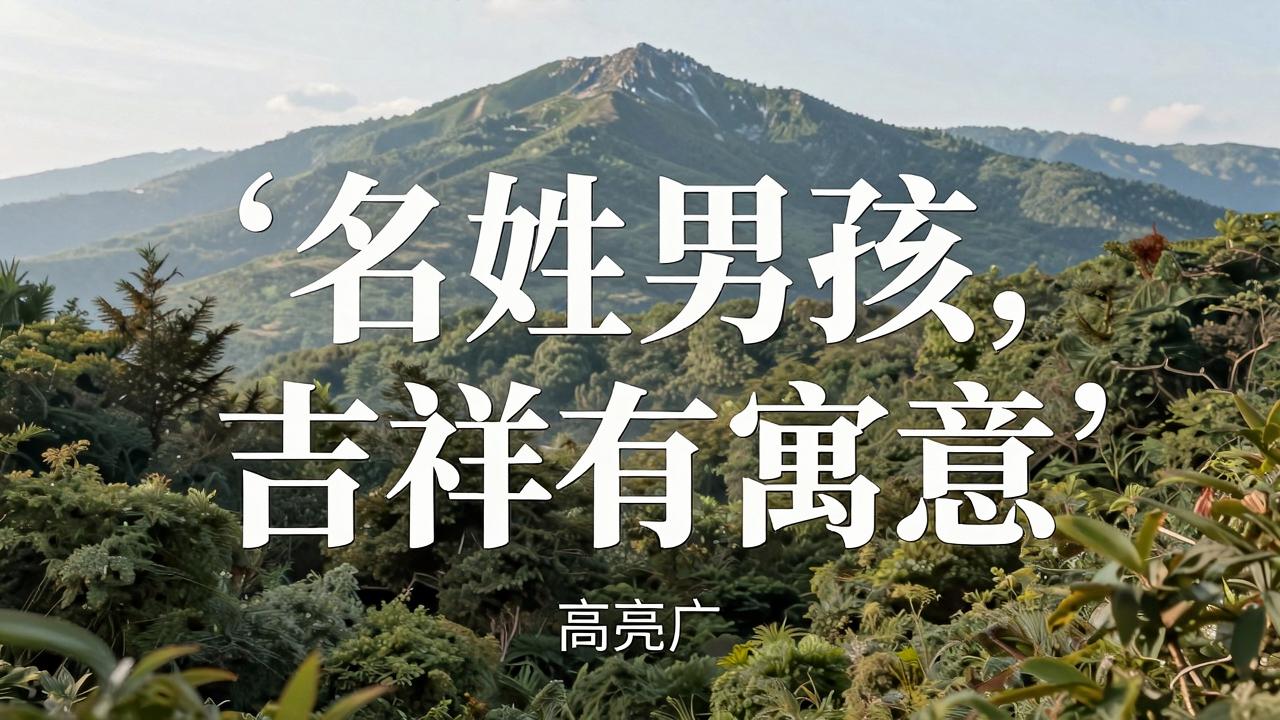 向姓男孩名字吉祥有寓意