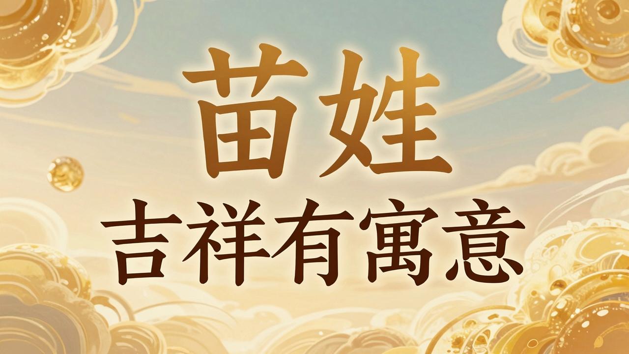 苗姓男孩名字吉祥有寓意 苗姓男孩名字吉祥有寓意