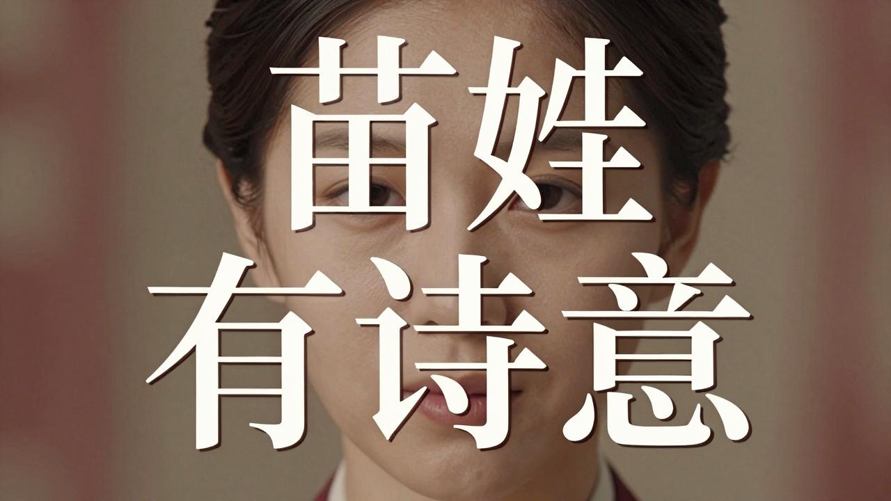 苗姓女孩名字古风有诗意