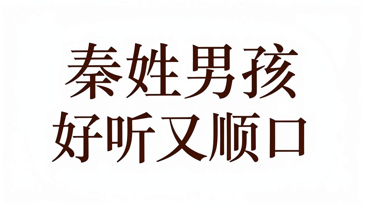 秦姓男孩名字好听又顺口 秦姓男孩名字好听又顺口