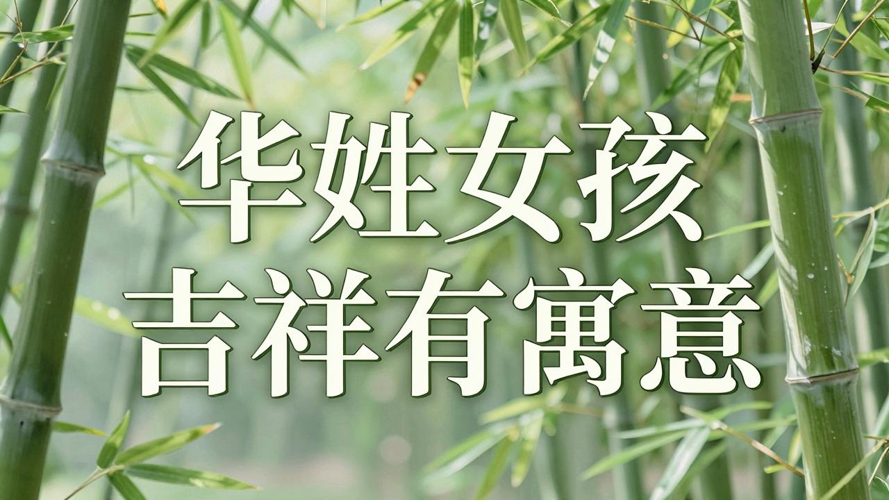 华姓女孩名字吉祥有寓意 华姓女孩名字吉祥有寓意