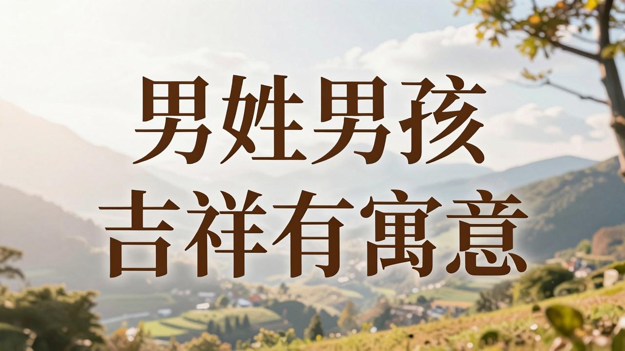 暴姓男孩名字吉祥有寓意