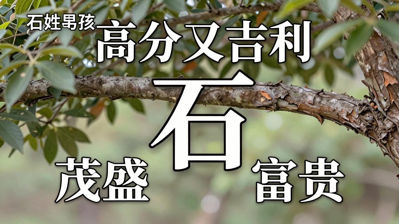 石姓男孩名字高分又吉利
