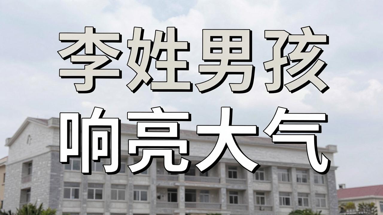 李姓男孩名字响亮大气 李姓男孩名字响亮大气
