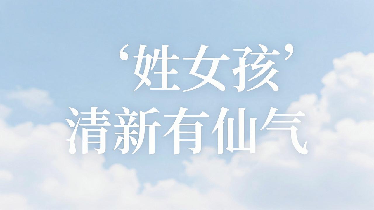 景姓女孩名字清新有仙气