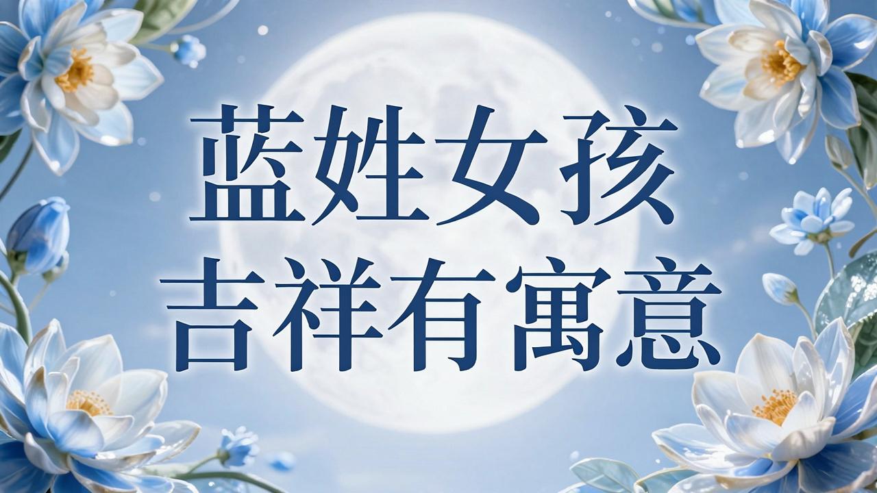 蓝姓女孩名字吉祥有寓意 蓝姓女孩名字吉祥有寓意
