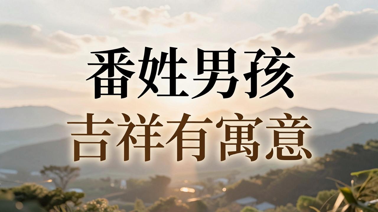 潘姓男孩名字吉祥有寓意