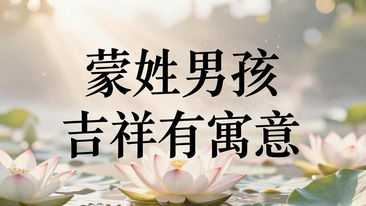 蒙姓男孩名字吉祥有寓意 蒙姓男孩名字吉祥有寓意