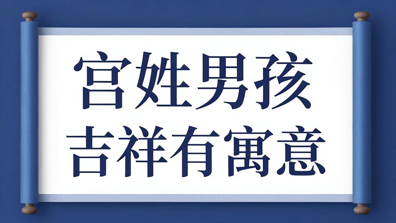 宫姓男孩名字吉祥有寓意 宫姓男孩名字吉祥有寓意