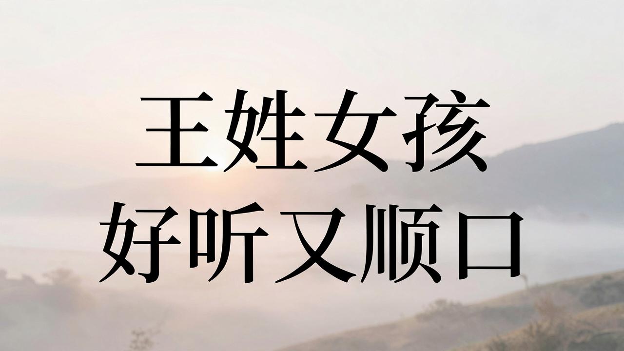 王姓女孩名字好听又顺口 王姓女孩名字好听又顺口