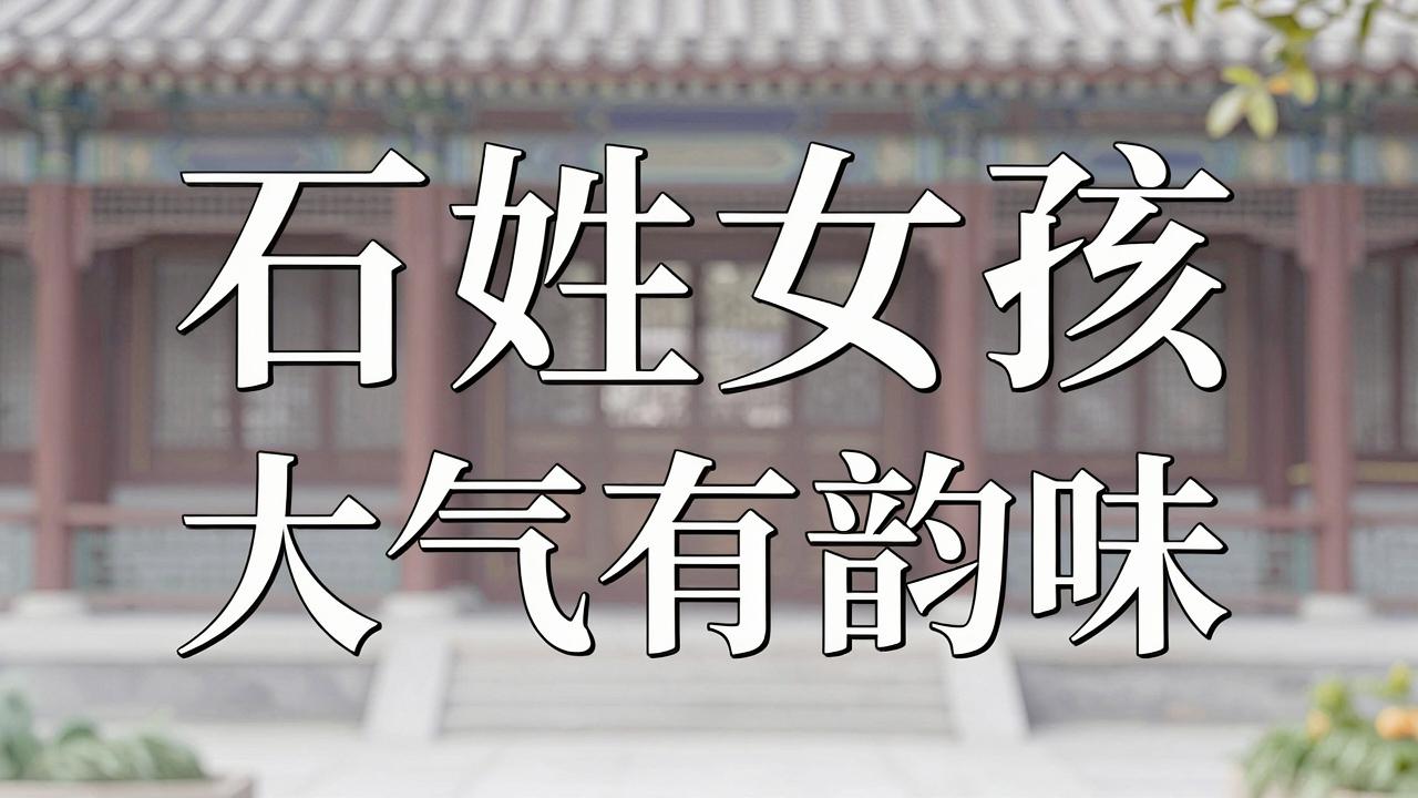 石姓女孩名字大气有韵味 石姓女孩名字大气有韵味