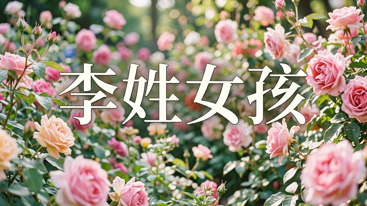 李姓女孩名字好听又顺口 李姓女孩名字好听又顺口