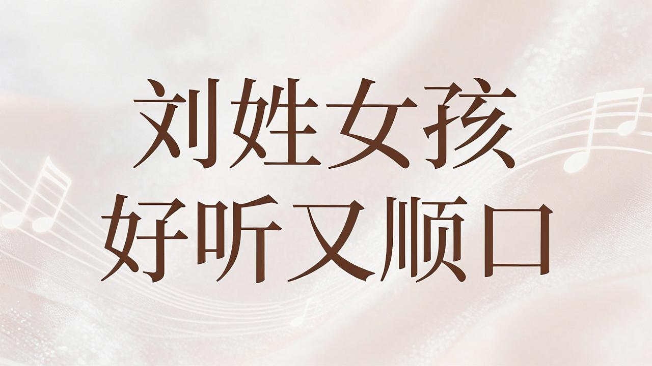 刘姓女孩名字好听又顺口 刘姓女孩名字好听又顺口