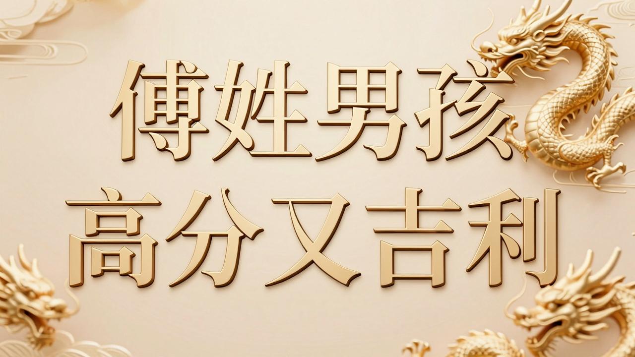 傅姓男孩名字高分又吉利 傅姓男孩名字高分又吉利