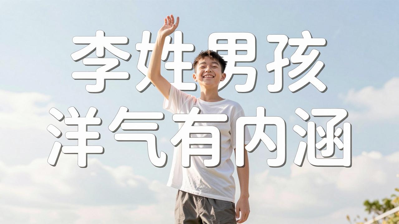 李姓男孩名字洋气有内涵