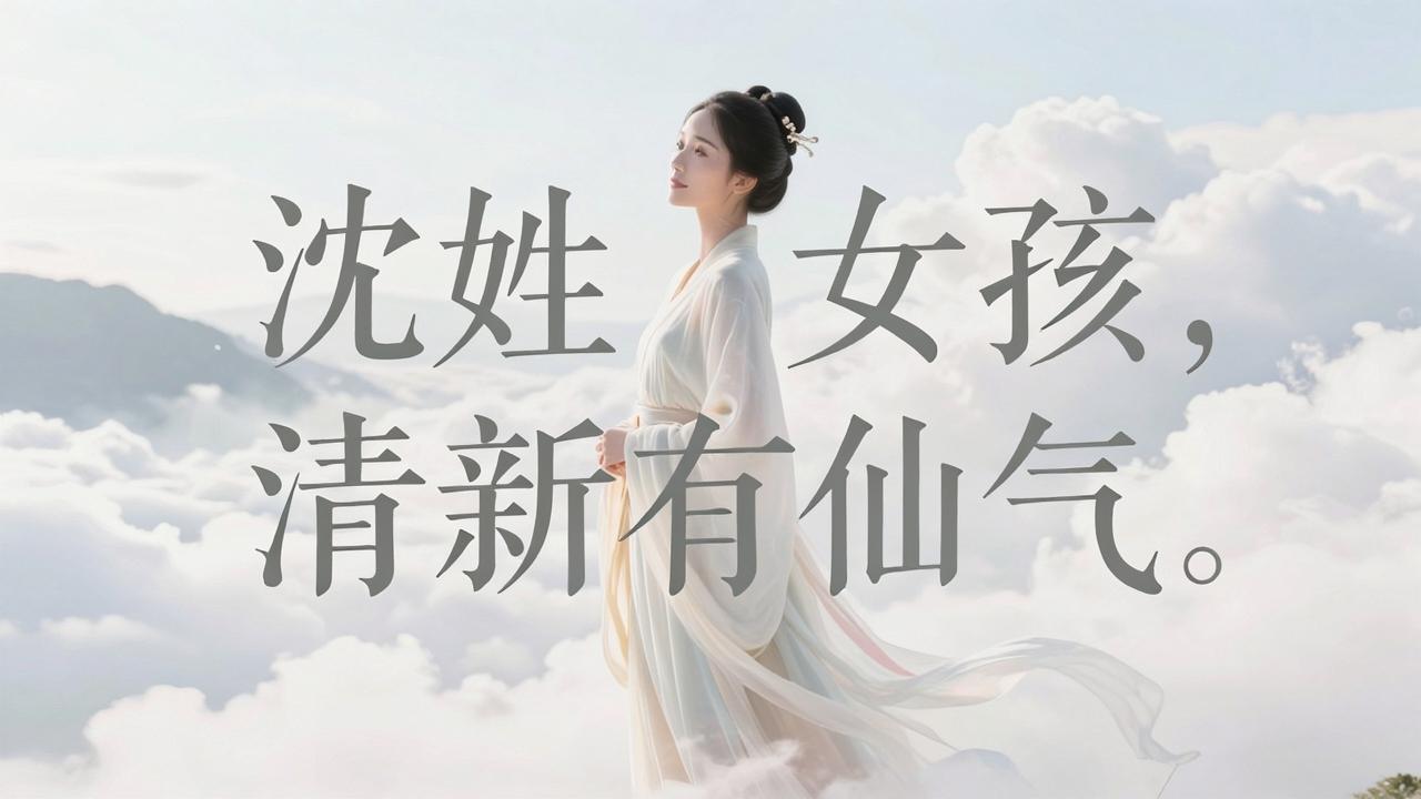 沈姓女孩名字清新有仙气