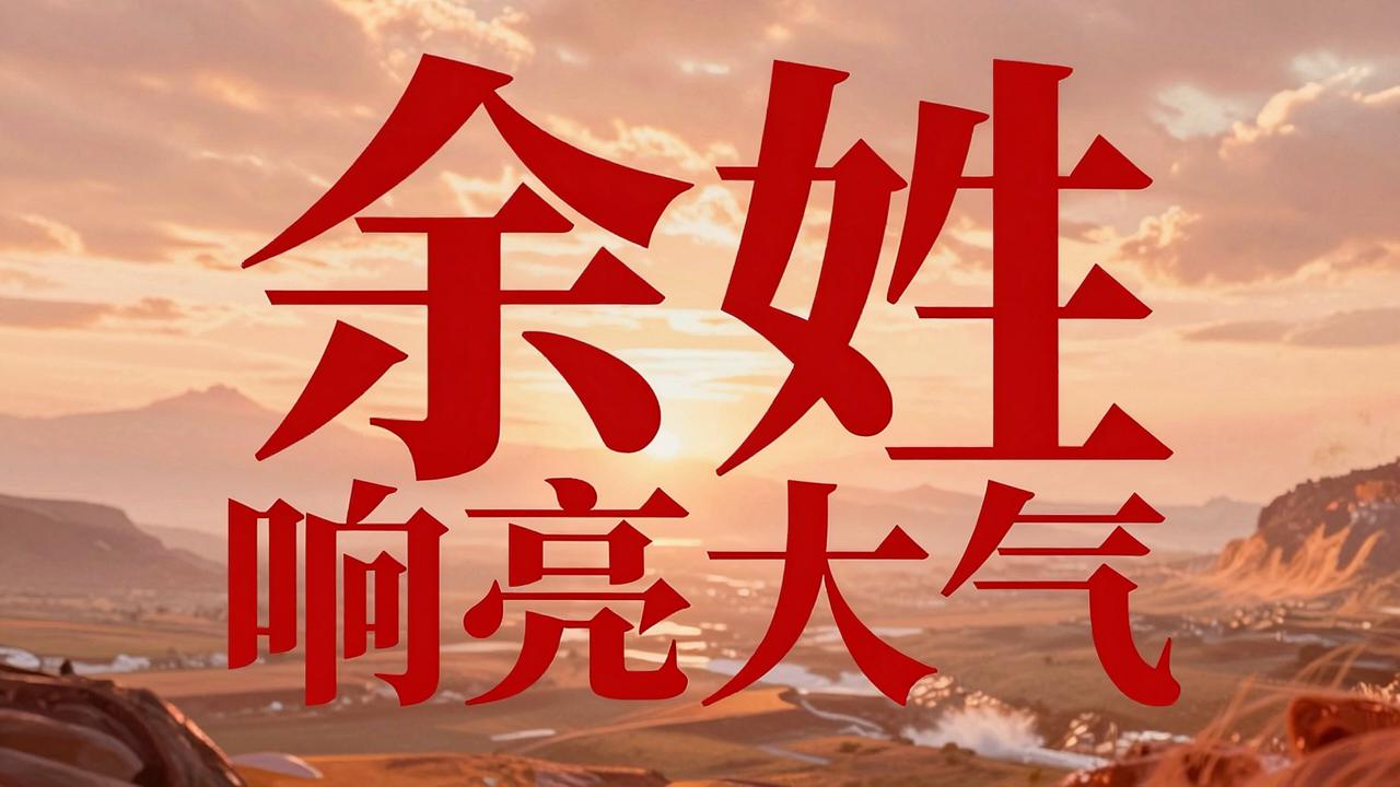 余姓男孩名字响亮大气