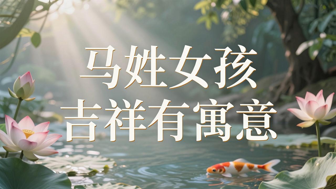 马姓女孩名字吉祥有寓意 马姓女孩名字吉祥有寓意