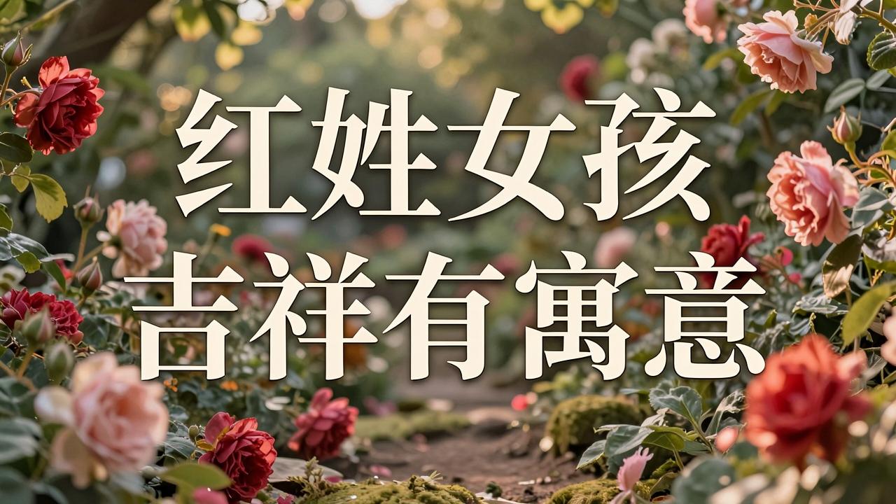 红姓女孩名字吉祥有寓意