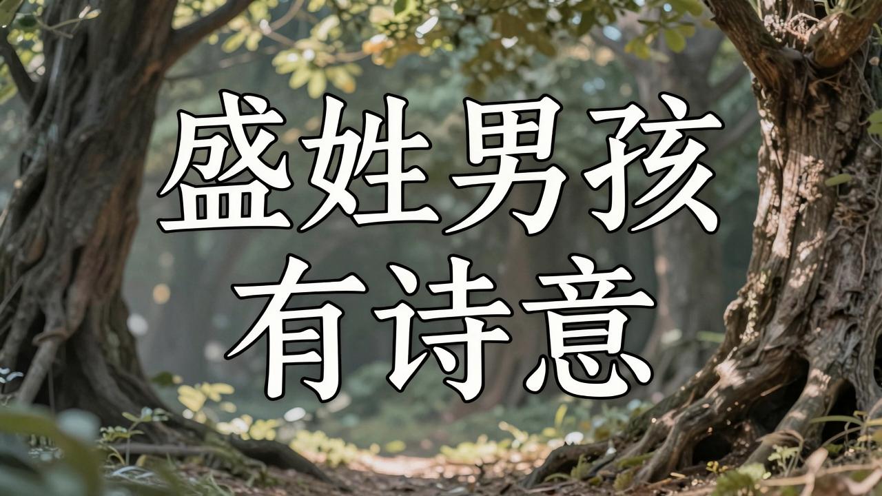盛姓男孩名字古风有诗意