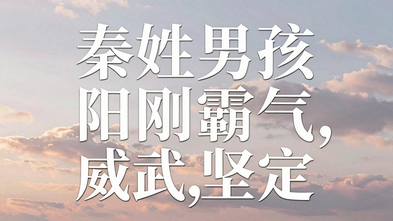 秦姓男孩名字阳刚霸气 秦姓男孩名字阳刚霸气